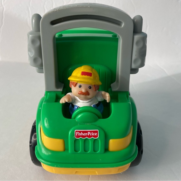 Y2K Fisher Price Mattel LITTLE PEOPLE
Recycle Trash Garbage Truck with sounds - Picture 3 of 16